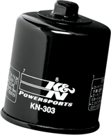 K & N Performance Oil Filter - Bimota/Honda/Kawasaki/Polaris/Yamaha KN-303