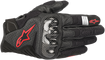 ALPINESTARS SMX-1 Air V2 Gloves - Black/Fluo Red - Small 3570518-1030-S