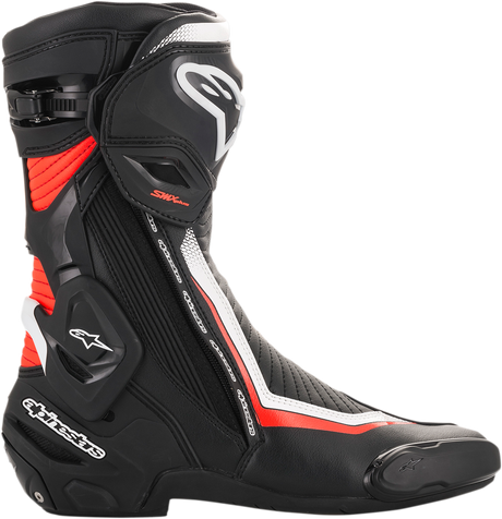 ALPINESTARS SMX Plus Boots - Black/White/Red Fluorescent - US 6.5 / EU 40 2221019-1231-40
