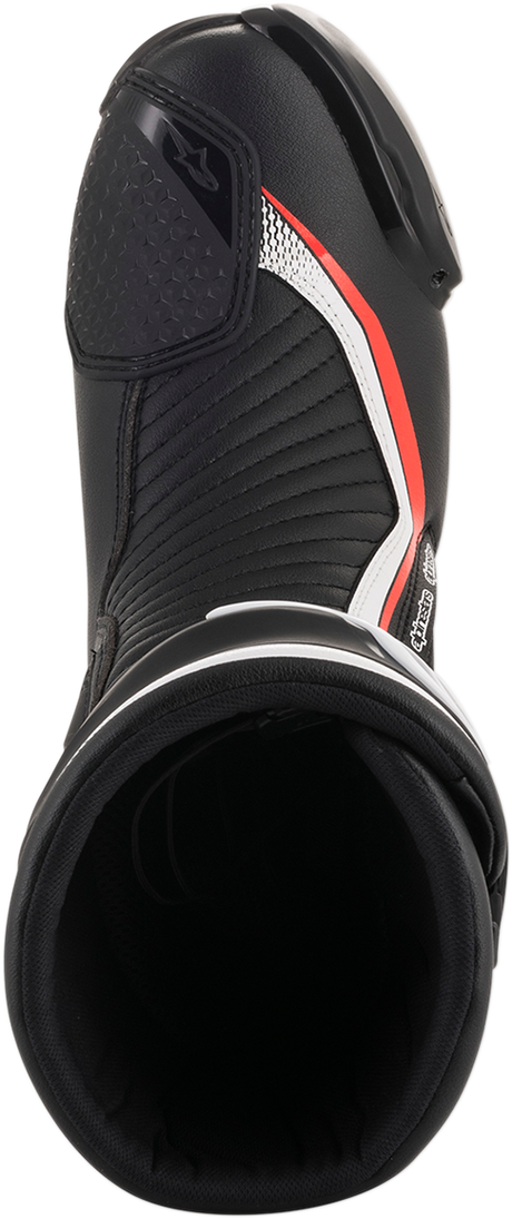 ALPINESTARS SMX Plus Boots - Black/White/Red Fluorescent - US 6.5 / EU 40 2221019-1231-40