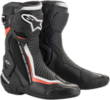 ALPINESTARS SMX Plus Boots - Black/White/Red Fluorescent - US 6.5 / EU 40 2221019-1231-40