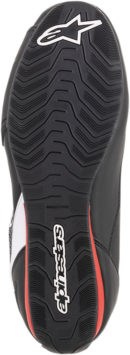 ALPINESTARS Faster-3 Rideknit? Shoes - Black/White/Red - US 10 / EU 43 2510319123-10
