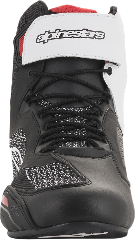 ALPINESTARS Faster-3 Rideknit? Shoes - Black/White/Red - US 10 / EU 43 2510319123-10