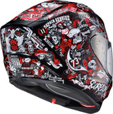 Exo R330 Full Face Helmet Shake 2 Red 2x