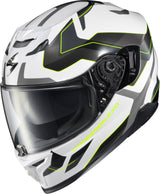 Exo T520 Full Face Helmet Zuse White/Hi Viz 2x