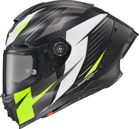 Apex Exo Warp Full Face Helmet Dilithium Blk/Whit/Hi Vis 2x