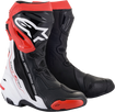 ALPINESTARS Supertech R Boots - Black/White/Red - US 6 / EU 39 2220021-123-39