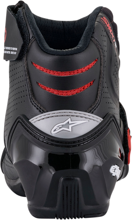 ALPINESTARS SMX1-R V2 Boots - Black/Red - US 5 / EU 38 2224021-13-38
