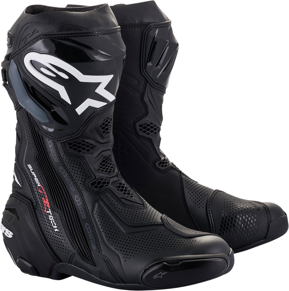 ALPINESTARS Supertech R Vented Boots - Black - US 6 / EU 39 2220121-10-39