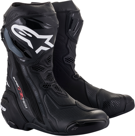 ALPINESTARS Supertech R Vented Boots - Black - US 6 / EU 39 2220121-10-39