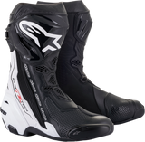 ALPINESTARS Supertech R Boots - Black/White - US 6.5 / EU 40 2220021-12-40