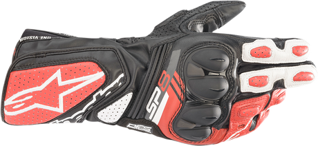ALPINESTARS SP-8 V3 Gloves - Black/White/Bright Red - Small 3558321-1304-S