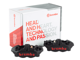 Brembo M4 Monobloc Front Caliper Set – 100mm Radial Mount (Black)