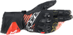 ALPINESTARS GP Tech v2 Gloves - Black/White/Fluo Red - Small 3556622-1231-S