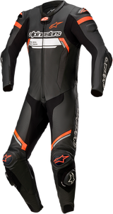 ALPINESTARS Missile Ignition v2 1-Piece Leather Suit - Black/Red Fluo - US 36 / EU 46 3150222-1030-46