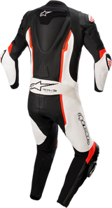 ALPINESTARS Missile v2 1-Piece Leather Suit - Black/White/Red Fluo - US 36 / EU 46 3150122-1231-46