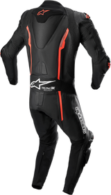 ALPINESTARS Missile v2 1-Piece Leather Suit - Black/Red Fluo - US 36 / EU 46 3150122-1030-46