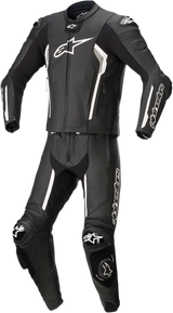 ALPINESTARS Missile v2 2-Piece Leather Suit - Black/White - US 38 / EU 48 3160122-12-48