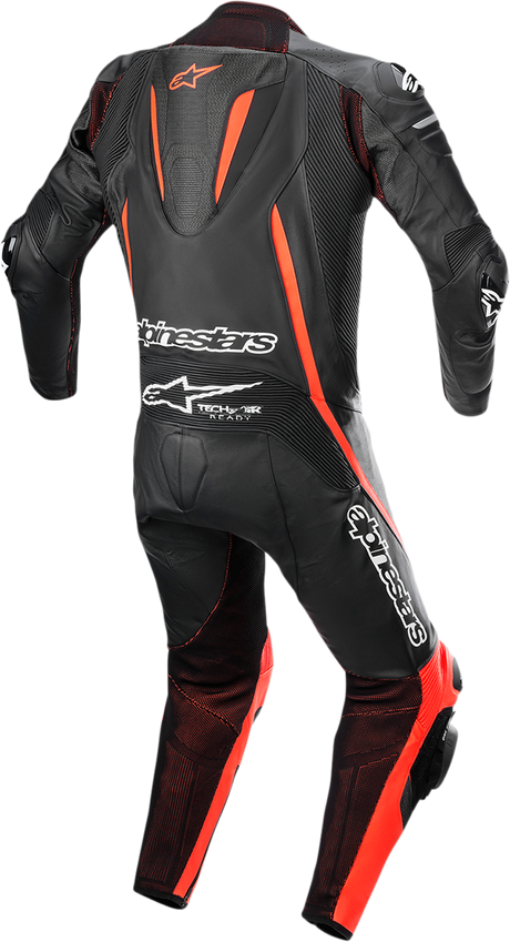 ALPINESTARS Fusion 1-Piece Suit - Black/Red Fluorescent - US 36 / EU 46 3153022-1030-46