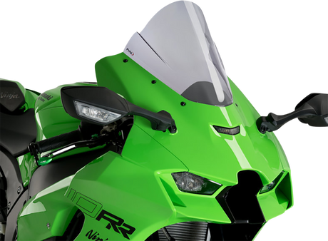 PUIG HI-TECH PARTS Race Windscreen - 12-1/2" - Smoke - Ninja ZX-10R 20541H
