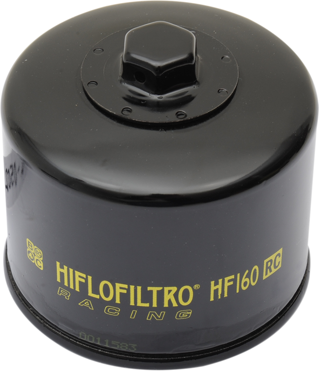 HIFLOFILTRO Racing Oil Filter - Black HF160RC