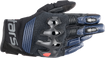 ALPINESTARS Halo Gloves - Dark Blue/Black - Small 3504822-7109-S