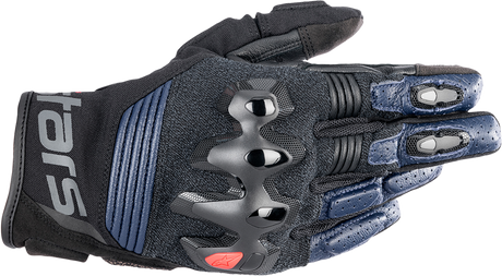 ALPINESTARS Halo Gloves - Dark Blue/Black - Small 3504822-7109-S