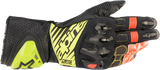 ALPINESTARS GP Tech V2 S Gloves - Black/Fluo Yellow/White/Fluo Red - Small 3556422-1503-S