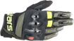 ALPINESTARS Halo Gloves - Forest Black/Fluo Yellow - Small 3504822-6085-S