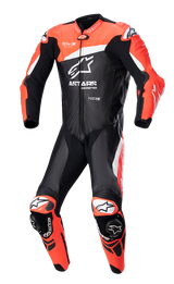 ALPINESTARS GP Plus v4 Leather Suit - Black/Red Fluo/White - US 38 / EU 48 3150523132148