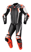 ALPINESTARS Racing Absolute v2 1-Piece Leather Suit - Black/White/Red Fluo - US 38 / EU 48 3156323123148