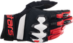 ALPINESTARS Halo Gloves - Black/White/Bright Red - Small 3504822-1304-S