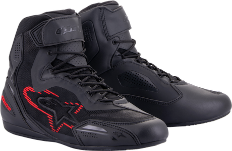 ALPINESTARS Faster-3 Rideknit? Shoes - Black/Gray/Red - US 11.5 25103191993-115