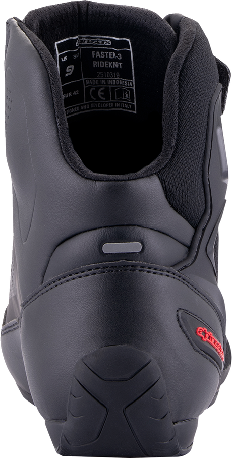 ALPINESTARS Faster-3 Rideknit? Shoes - Black/Gray/Red - US 11.5 25103191993-115