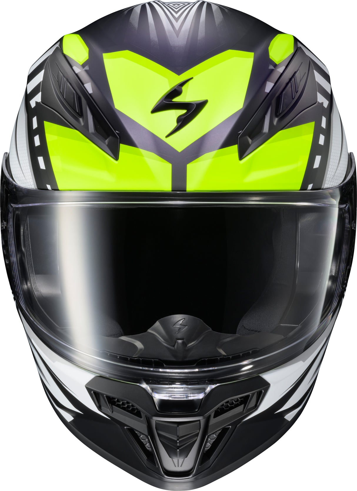 Exo R430 Full Face Helmet Head Trip Hi Viz 2x