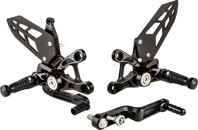 GILLES TOOLING MUE2 Rearset - Black - Suzuki MUE2-S01-B