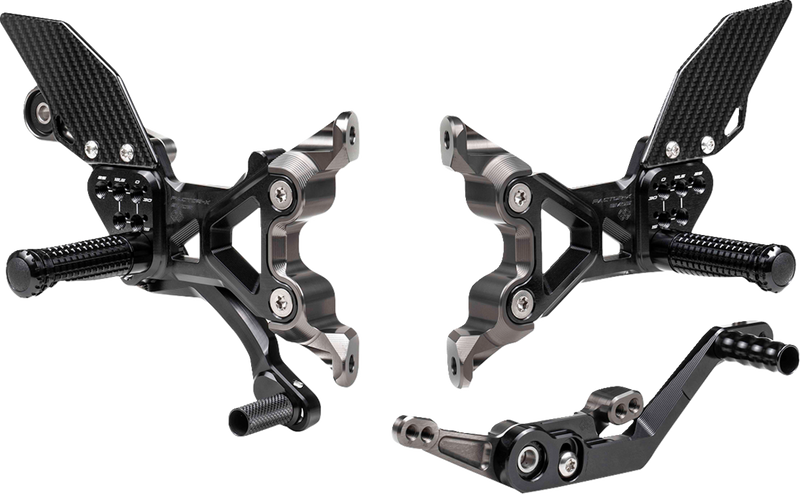 GILLES TOOLING FXR Rearset - Black - BMW FXR-BM05-B