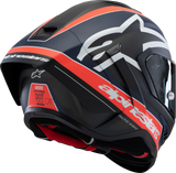 ALPINESTARS Supertech R10 Helmet - Team - Matte Black/Carbon Red Fluo/Blue - XS 8200224-1383-XS