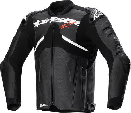 ALPINESTARS Atem v5 Leather Jacket - Black/White - US 38 / EU 48 3106524-12-48
