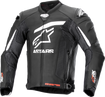 ALPINESTARS GP Plus R v4 Rideknit? Leather Jacket - Black/White - US 38 / EU 48 3100324-12-48