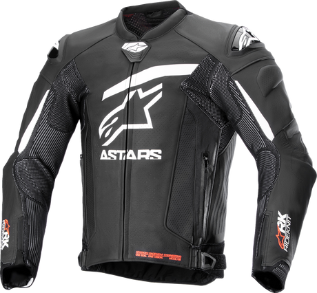 ALPINESTARS GP Plus R v4 Rideknit? Leather Jacket - Black/White - US 38 / EU 48 3100324-12-48