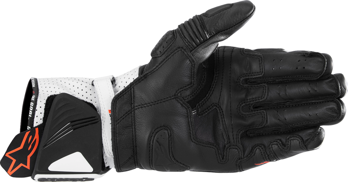 ALPINESTARS GP Pro R4 Gloves - Black/White - Small 3556724-12-S