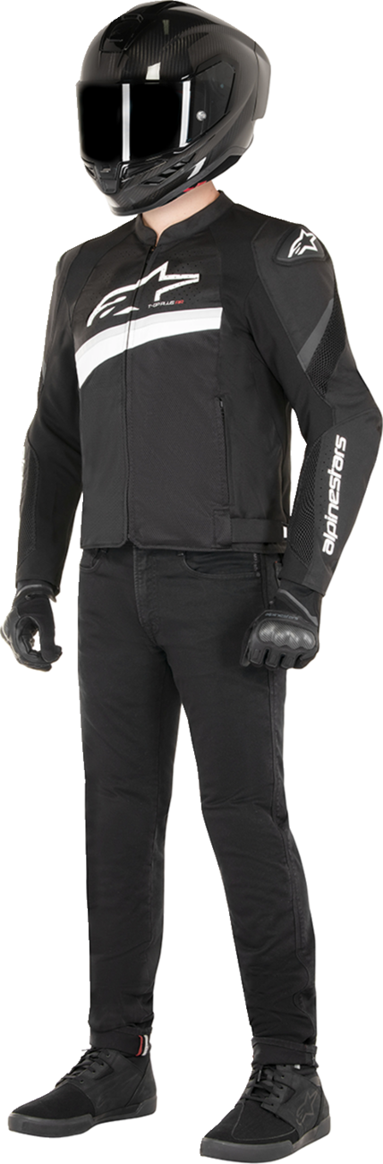 ALPINESTARS T-GP Plus R v4 Airflow Jacket - Black/White - Small 3300624-12-S