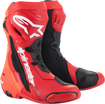 ALPINESTARS Supertech R Boots - Red - US 10.5 / EU 45 2220021-3029-45