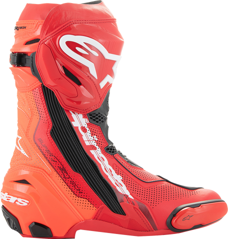 ALPINESTARS Supertech R Vented Boots - Red - US 6/EU 39 2220121-3029-39