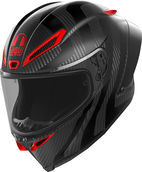 AGV Pista GP RR Helmet - Intrepido - Matte Carbon/Black/Red - Small 2118356002-019-S
