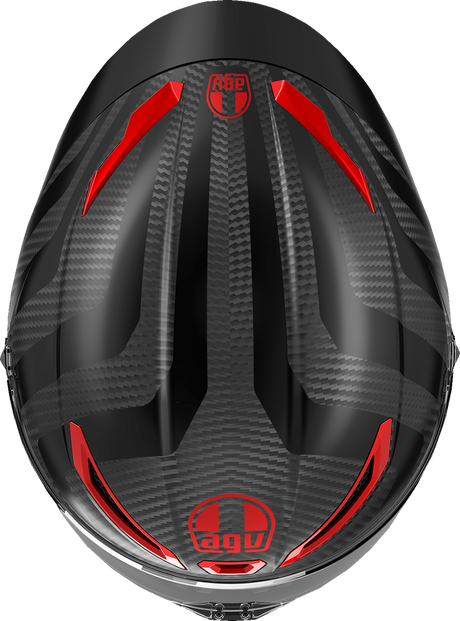 AGV Pista GP RR Helmet - Intrepido - Matte Carbon/Black/Red - Small 2118356002-019-S