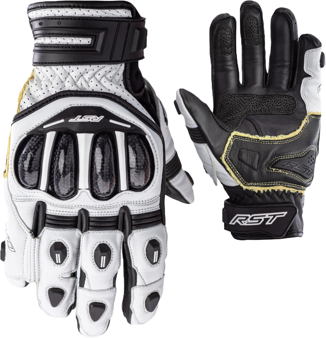Tractech Evo 4 Short Ce Glove White/White/Black Xs