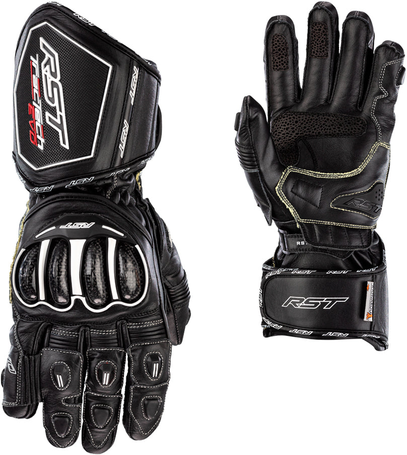 Tractech Evo 4 Ce Ladies Glove Black Leather Sm