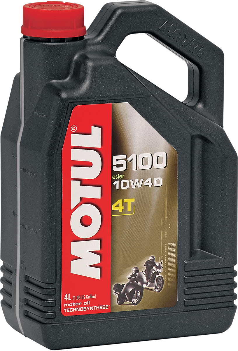 MOTUL 5100 4T Synthetic Blend Oil - 10W-40 - 4L 104068